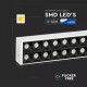 Corp de iluminat cu LED suspendat 60W CIP SAMSUNG 120cm Alb Neutru Corp Alb - iluminare sus/jos