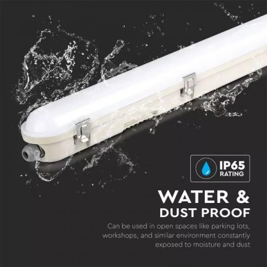 Corp de iluminat etans cu LED 48W cip SAMSUNG 150cm cu Kit de Emergenta 3h