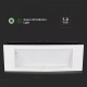 Lampa LED de urgenta 5h 3.8W cip Samsung montaj aparent sau incastrat