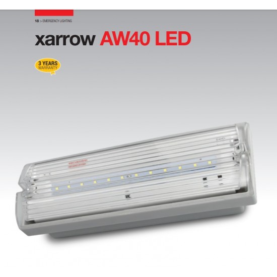 Lampa LED de urgenta 2.8W XARROW Montaj Aparent