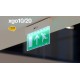 Lampa LED de siguranta 2h XGO 0.5W Sageata Stanga Montaj Aparent