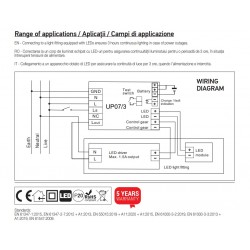 Kit de emergenta pentru corpurile de iluminat cu LED 3h
