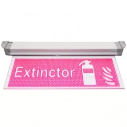 Lampa LED de siguranta marcaj Exctinctor autonomie 3h montaj aplicat IP20