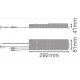 Spot LED antipanica rotund 14W LEDVANCE DL ALU 150mm cu kit de emergenta 3h IP44