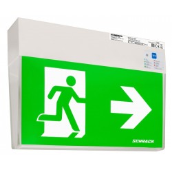 Lampa LED de siguranta 3W SCHRACK K3 autonomie 8h autotest IP44
