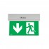 Lampa LED de siguranta 2h XGO 0.5W Sageata Jos Montaj Aparent