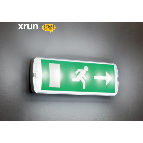Lampa LED de urgenta 3W XRUN autonomie 3h IP20