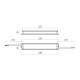 Sursa de alimentare ingusta pentru banda LED de exterior 200W 24V IP67