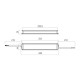 Sursa de alimentare ingusta pentru banda LED de exterior 300W 24V IP67