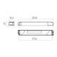 Sursa de alimentare slim pentru banda LED 200W 24V IP44