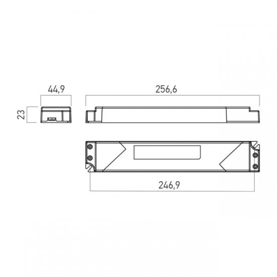 Sursa de alimentare slim pentru banda LED 300W 24V IP44
