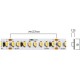 Banda LED de interior 18W XRIBO SMD 2835 192 LED 24V Alb Neutru