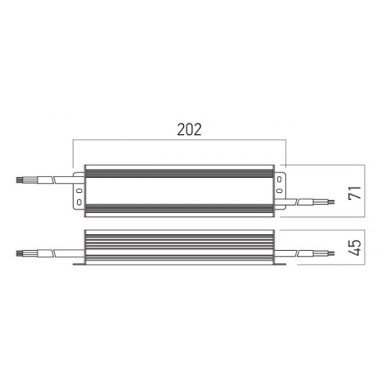 Sursa de alimentare banda LED de exterior 100W 12V IP67