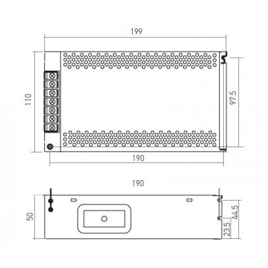 Sursa de alimentare banda LED de interior 240W 12V IP20