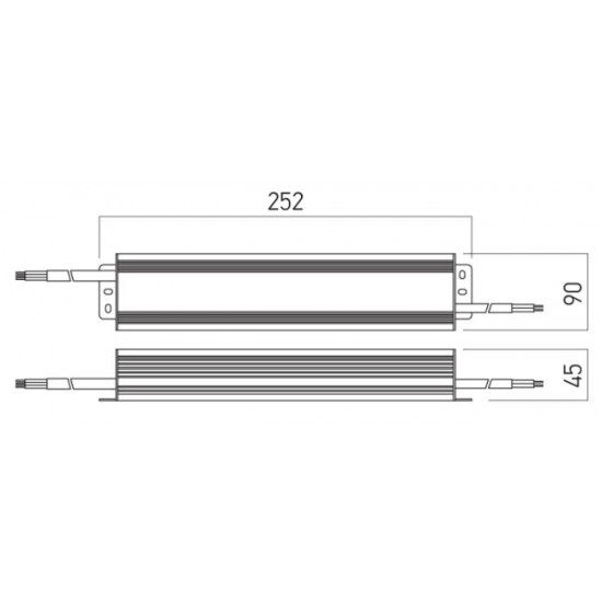 Sursa de alimentare banda LED de exterior 250W 12V IP67