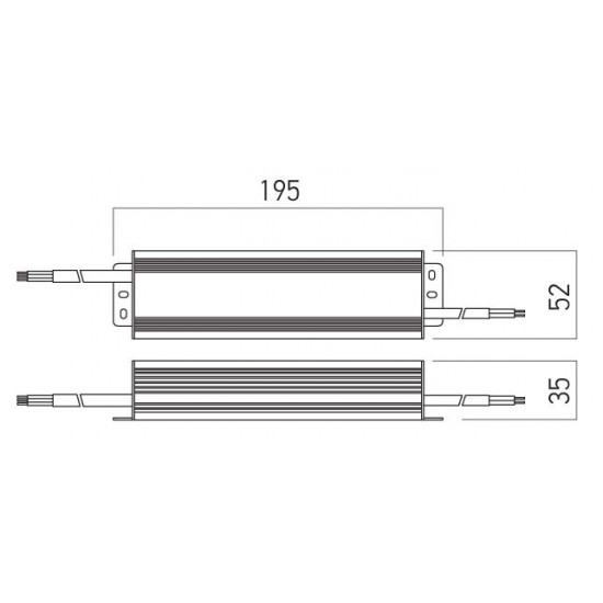 Sursa de alimentare banda LED de exterior 60W 12V IP67
