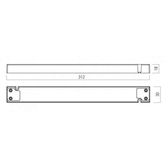 Sursa de alimentare slim pentru banda LED de interior 100W 24V IP20
