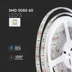 Banda LED SMD5050 60 LED RGB IP65