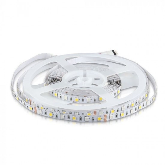 Banda LED de interior 10.8W 60 LED 12V RGBW Alb Cald