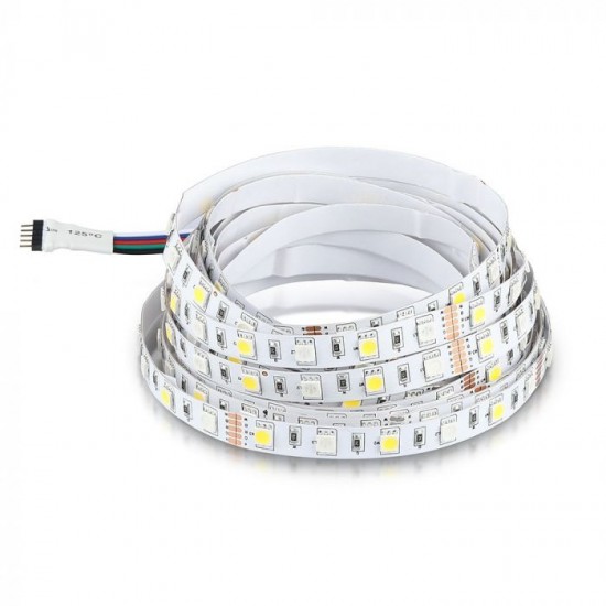 Banda LED de interior 10.8W 60 LED 12V RGBW Alb Cald
