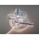 Banda LED cu CIP SAMSUNG SMD2835 240 LED 24V Alb Neutru