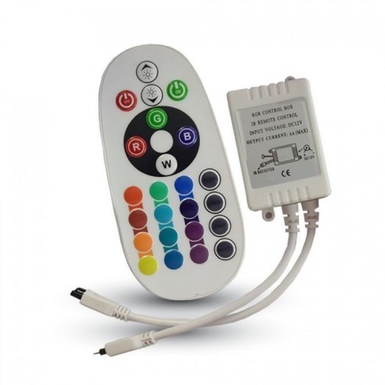 Controler cu Telecomanda Infrarosu 24 Butoane