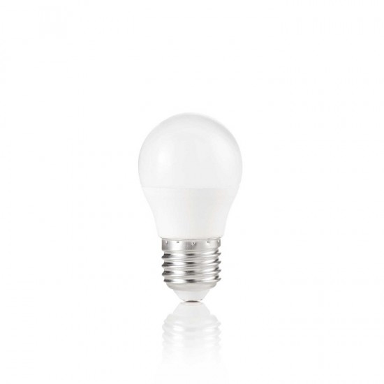 Bec LED SFERA 6W E27 G45 termoplastic CRI80 alb