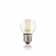 Bec LED SFERA 4W E27 G45 filament 3000K dimabil CRI80 transparent