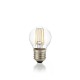 Bec LED SFERA 4W E27 G45 filament 3000K dimabil CRI80 transparent