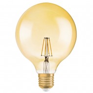 Bec LED Filament 7.5W E27 Dimabil Glob Osram Vintage Amber - lumina calda
