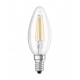 Bec LED lumanare filament clar 4W OSRAM Value E14 B40 lumina calda