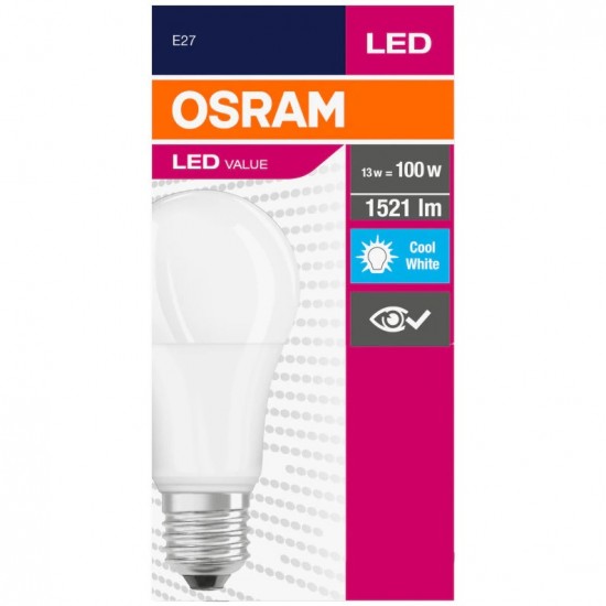 Bec LED 13W OSRAM Value E27 A60
