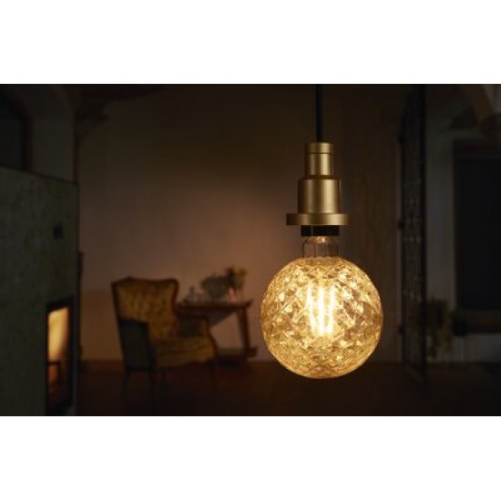 Bec LED filament sticla amber 4W Pine OSRAM Vintage 1906 E27 2400K