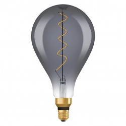 Bec LED filament sticla 4W OSRAM Vintage 1906 Big Grape Fumuriu E27 lumina calda 1800K
