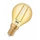 Bec LED filament sticla amber 2.5W OSRAM Vintage 1906 Class P E14 lumina calda 2400K