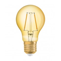 Bec LED filament sticla amber 2.5W OSRAM Vintage 1906 Class A E27 lumina calda 2400K