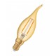 Bec LED filament sticla amber 1.5W OSRAM Vintage 1906 Class BA E14 lumina calda 2400K