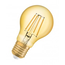 Bec LED filament sticla amber 7.5W Class A 63 OSRAM Vintage 1906 E27 2400K