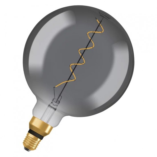 Bec LED filament fumuriu 4W OSRAM Vintage 1906 Dimabil Big Globe E27 1800K