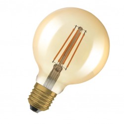 Set de doua becuri LED Vintage 1906 Globe 95 Dimabil E27 6.5W 2400K