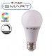 Bec LED smart 11W E27 compatibil cu Google Home si Amazon Alexa RGB-WW-CW