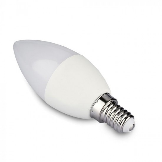 Bec LED lumanare smart 4.5W E14 compatibil cu Google Home si Amazon Alexa RGB-WW-CW