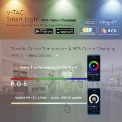 Bec LED smart 11W E27 compatibil cu Google Home si Amazon Alexa RGB-WW-CW
