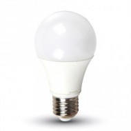 Bec LED 9W E27 A60 Termoplastic Alb Cald