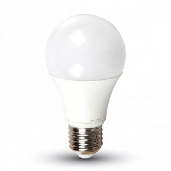 Bec LED 9W E27 A60 Termoplastic Alb Cald