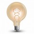 Bec LED Filament Curbat 5W E27 Amber G125 - lumina calda