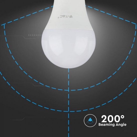 Bec LED 9W E27 A60 termoplastic