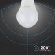 Bec LED 9W E27 A60 termoplastic