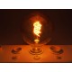 Bec LED Filament dublu spirala 6W E27 G125 Chihlimbar Alb Cald