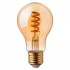 Bec LED Filament spirala 4W E27 Chihlimbar Alb Cald